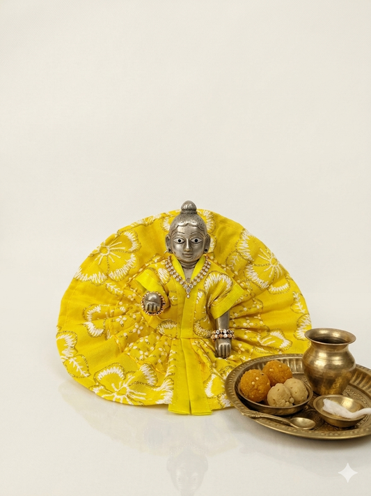 Multicolor Thakur Ji Dress Size 2 | Pack of 4 | Laddu Gopal Poshak