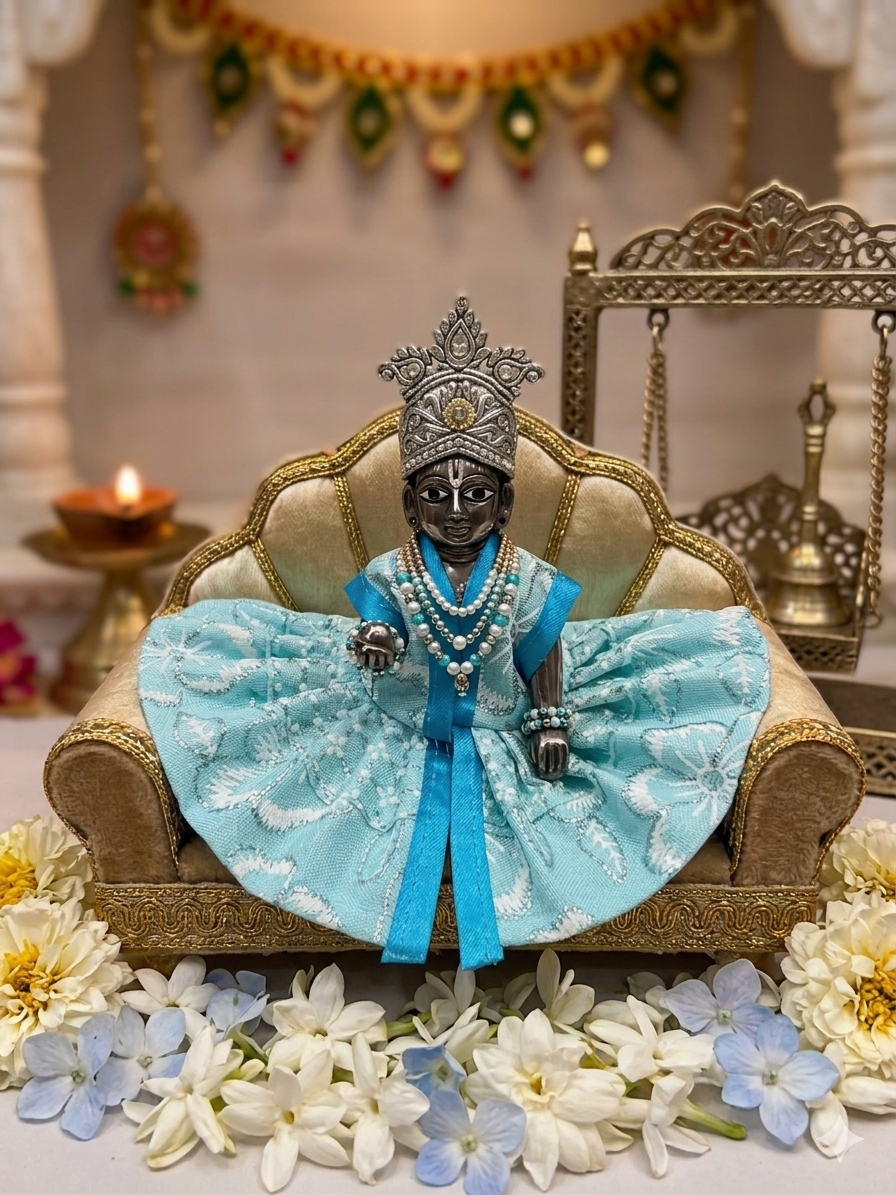 Multicolor Thakur Ji Dress Size 2 | Pack of 4 | Laddu Gopal Poshak