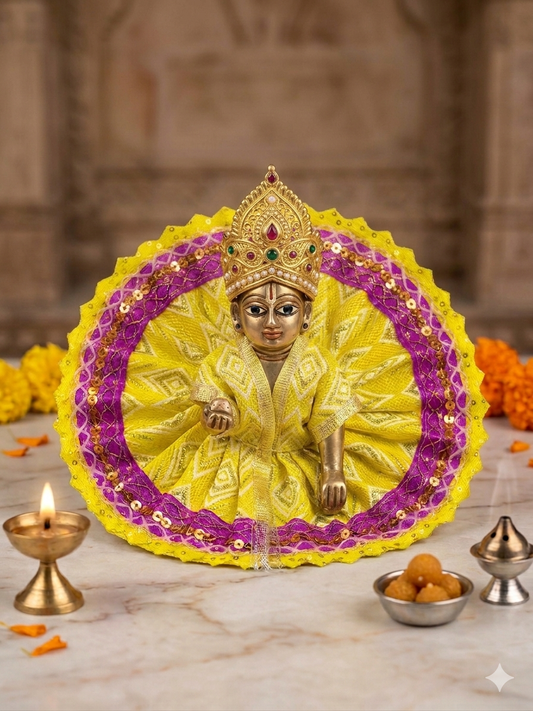 Vrinda Poshak – 4 Colour Combo Set