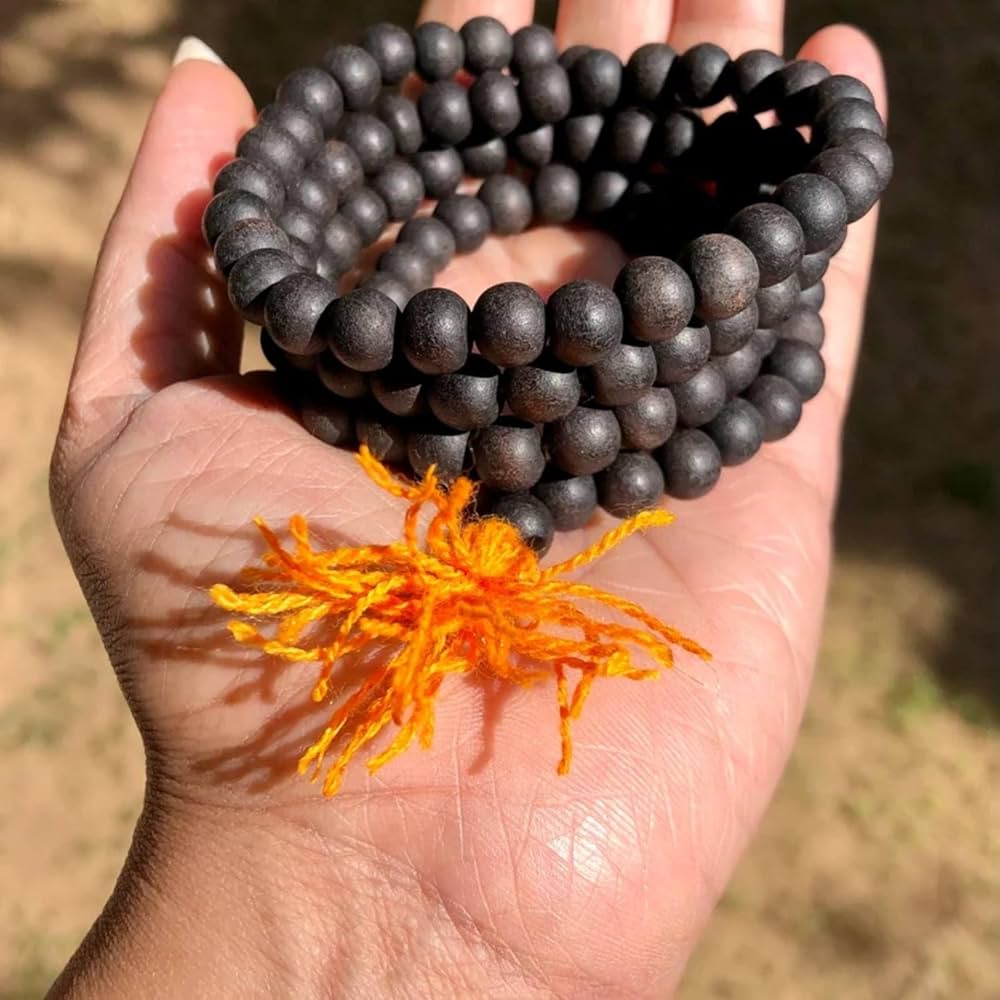 Karungali Mala | 108 Beads | Natural Ebony Wood | Original Certified