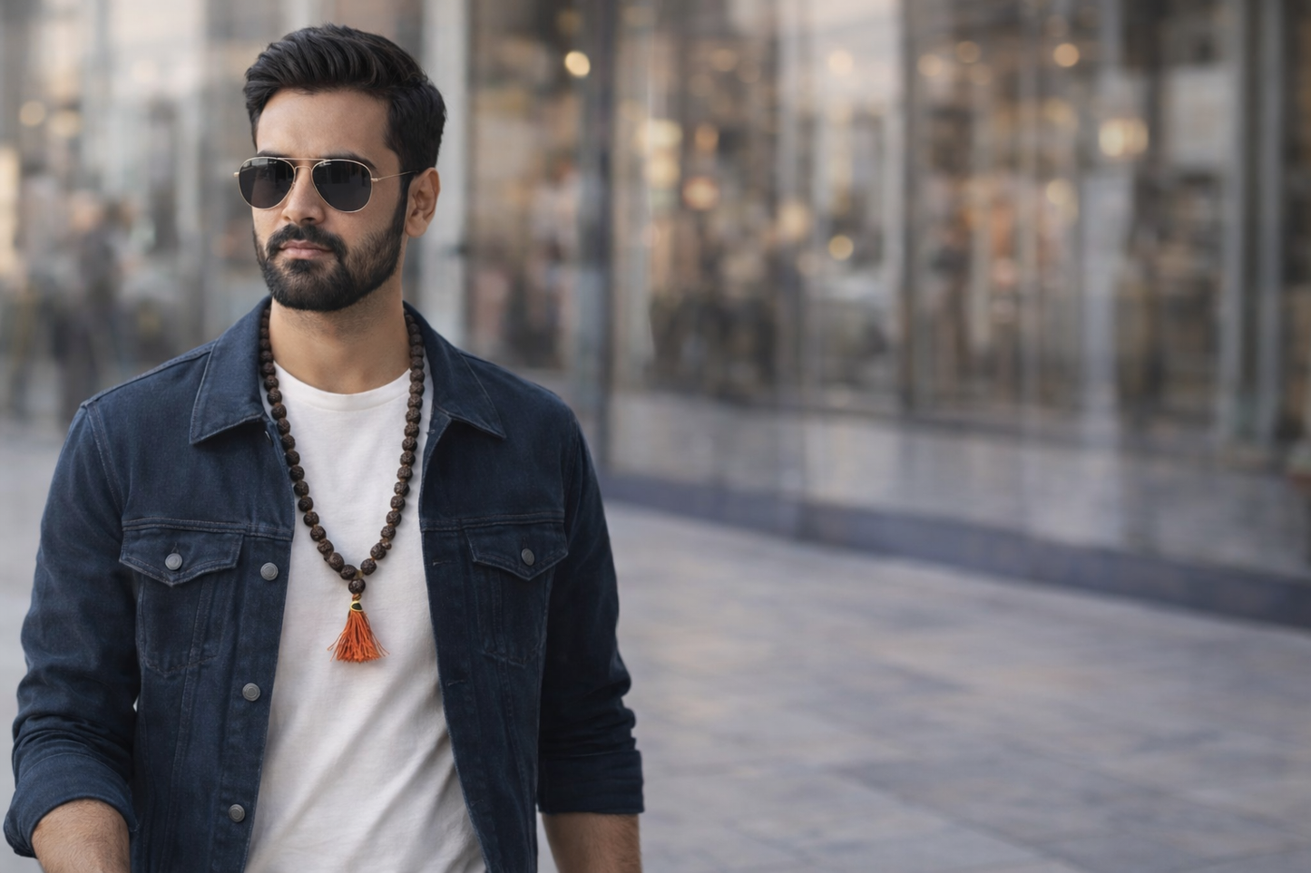 5 Mukhi Black Rudraksha Mala | 108 Beads | Original Certified