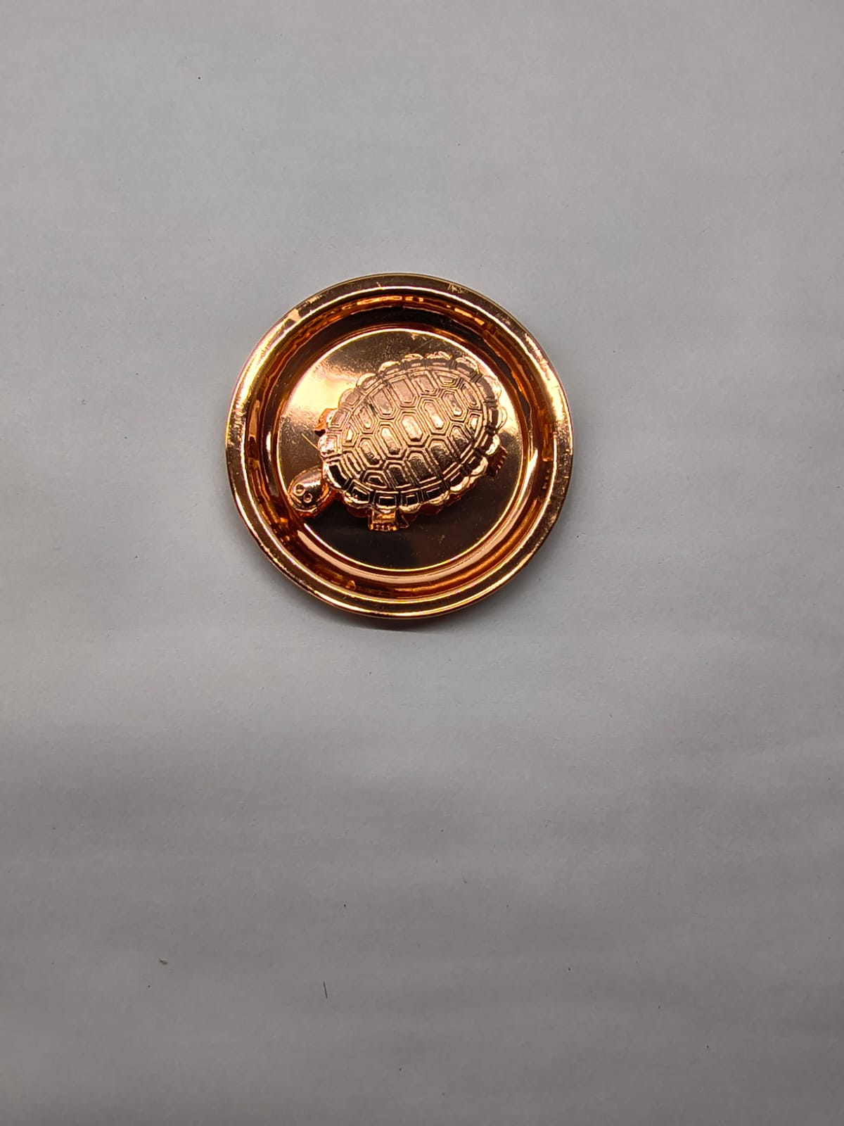 Kuber Kachua Plate | Copper Tortoise Dish | Vastu & Feng Shui | Puja Item