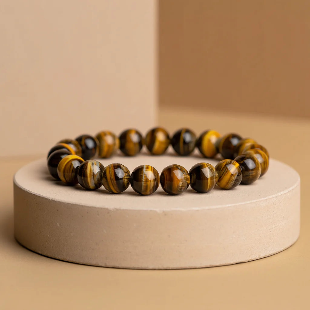 Tiger Eye Bracelet – Natural Crystal Healing Bracelet