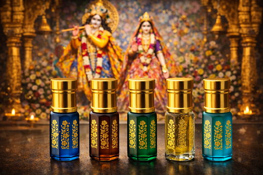 Ladoo Gopal Perfume – Vrindavan Attar Collection (3ml each)