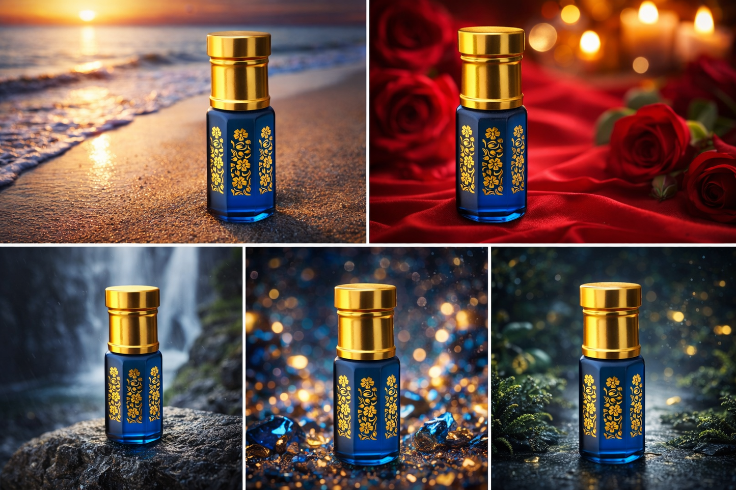 Ladoo Gopal Perfume – Vrindavan Attar Collection (3ml each)