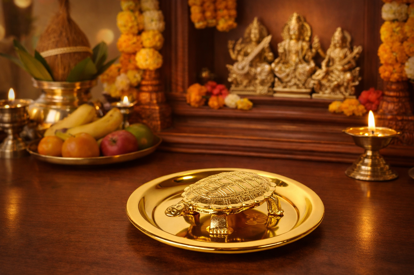 Vrinda Prosperity Golden Turtle 🐢✨